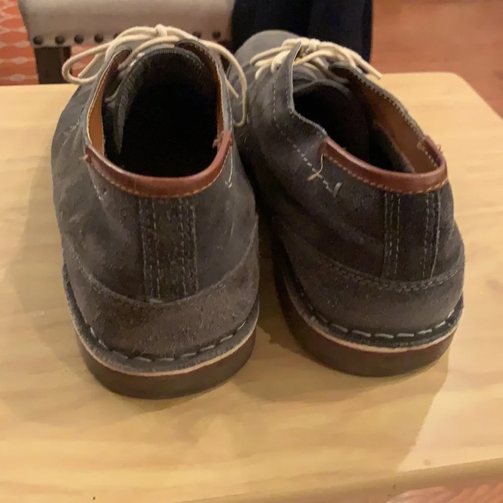 Kenneth Cole Reaction Men’s Desert Wind Suede Chukka Boots Gray Size 10